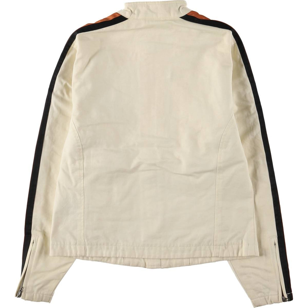 Harley-Davidson Motorcycle Jacket for Women (XS size) cotton ivory Vintage Second Hand