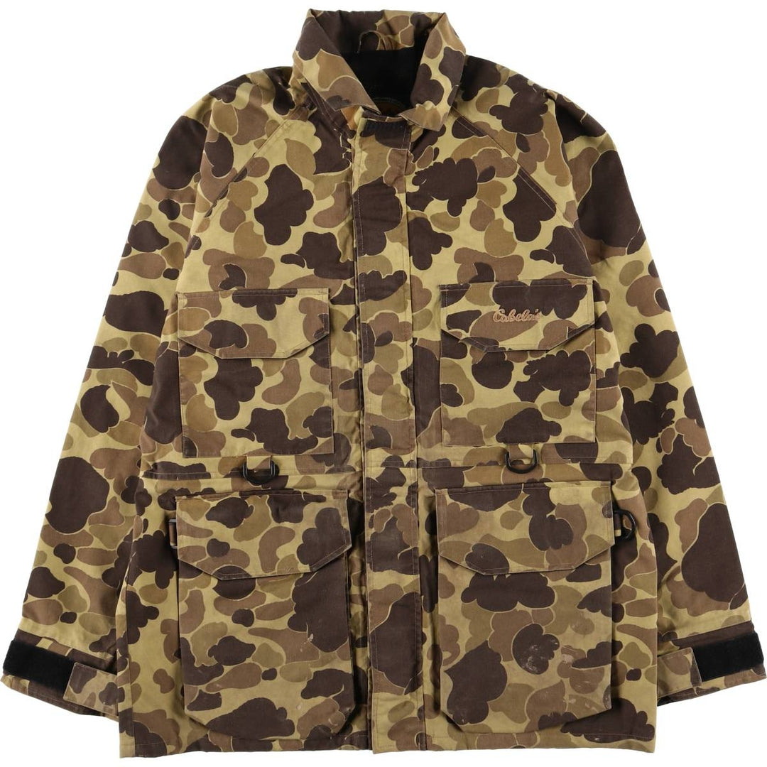 90s~00'S Cabelas GORE-TEX Camouflage Pattern Mountain Jacket Shell Jacket Men's M size Nylon Beige type Vintage Second Hand