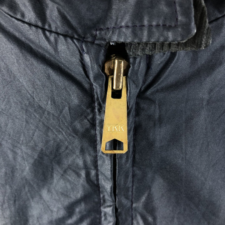 90'S WOOLRICH Harrington jacket type cotton blouson made in USA men's size L vintage cotton navy blue type Vintage Second Hand