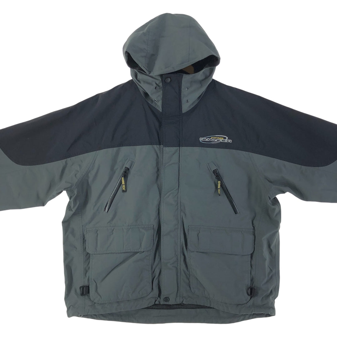 Bass Pro Shops GORE-TEX Mountain Parka Shell Jacket Men's XL Nylon gray type Vintage Second Hand