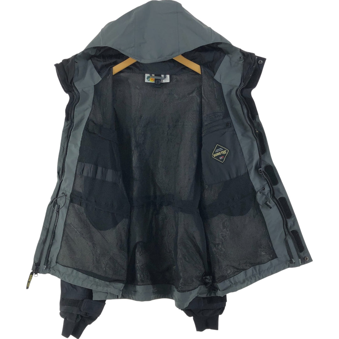 Bass Pro Shops GORE-TEX Mountain Parka Shell Jacket Men's XL Nylon gray type Vintage Second Hand