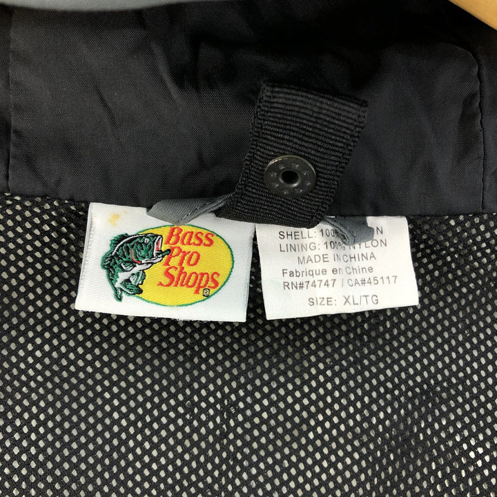 Bass Pro Shops GORE-TEX Mountain Parka Shell Jacket Men's XL Nylon gray type Vintage Second Hand