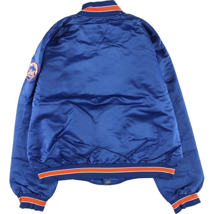 70s~ PYRAMID MLB New York Mets Nylon Stadium Jacket Award Jacket Made in USA Men's XL Vintage Nylon blue type Vintage Second Hand
