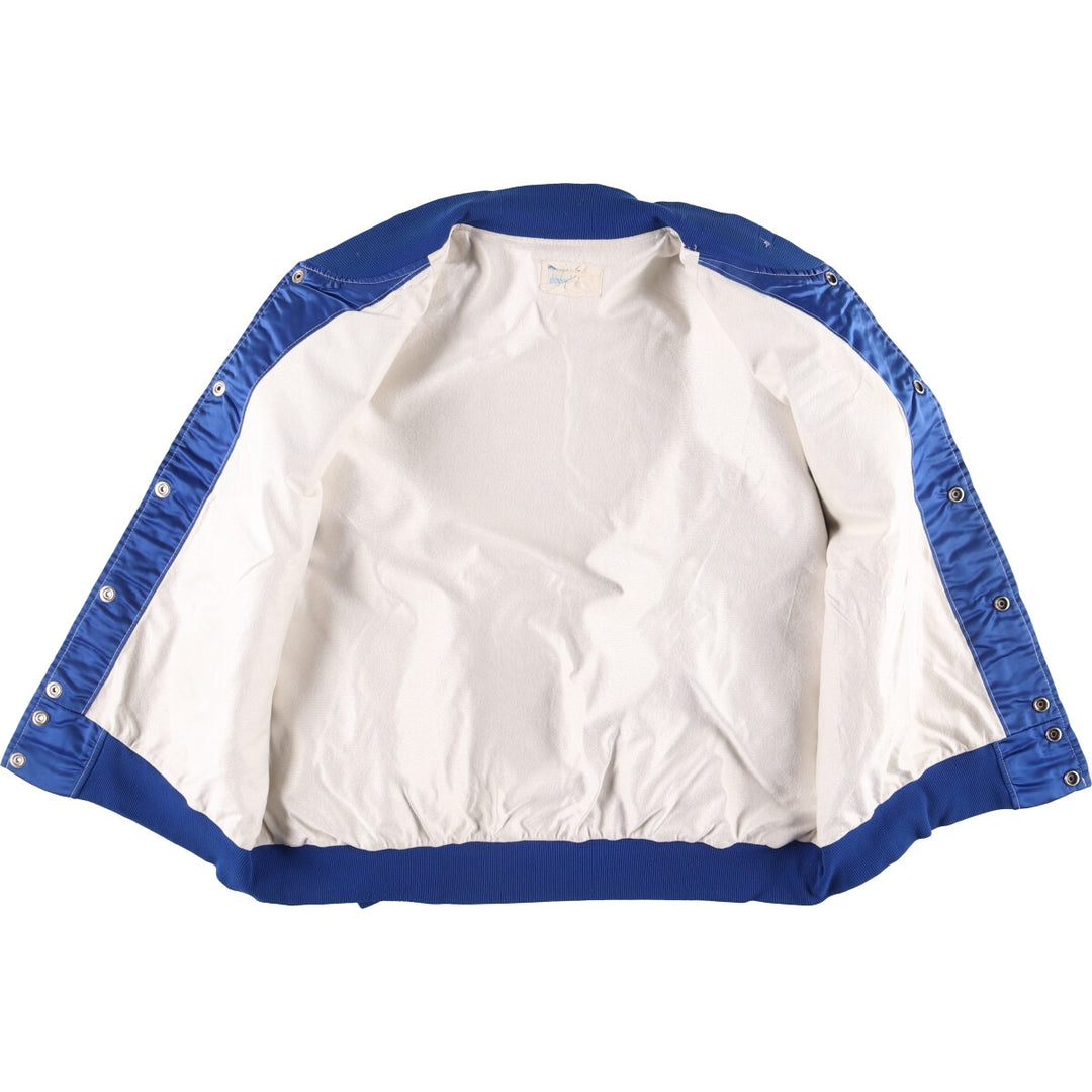 70s~ PYRAMID MLB New York Mets Nylon Stadium Jacket Award Jacket Made in USA Men's XL Vintage Nylon blue type Vintage Second Hand