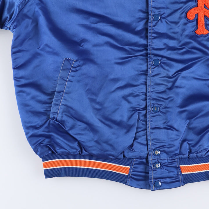 70s~ PYRAMID MLB New York Mets Nylon Stadium Jacket Award Jacket Made in USA Men's XL Vintage Nylon blue type Vintage Second Hand
