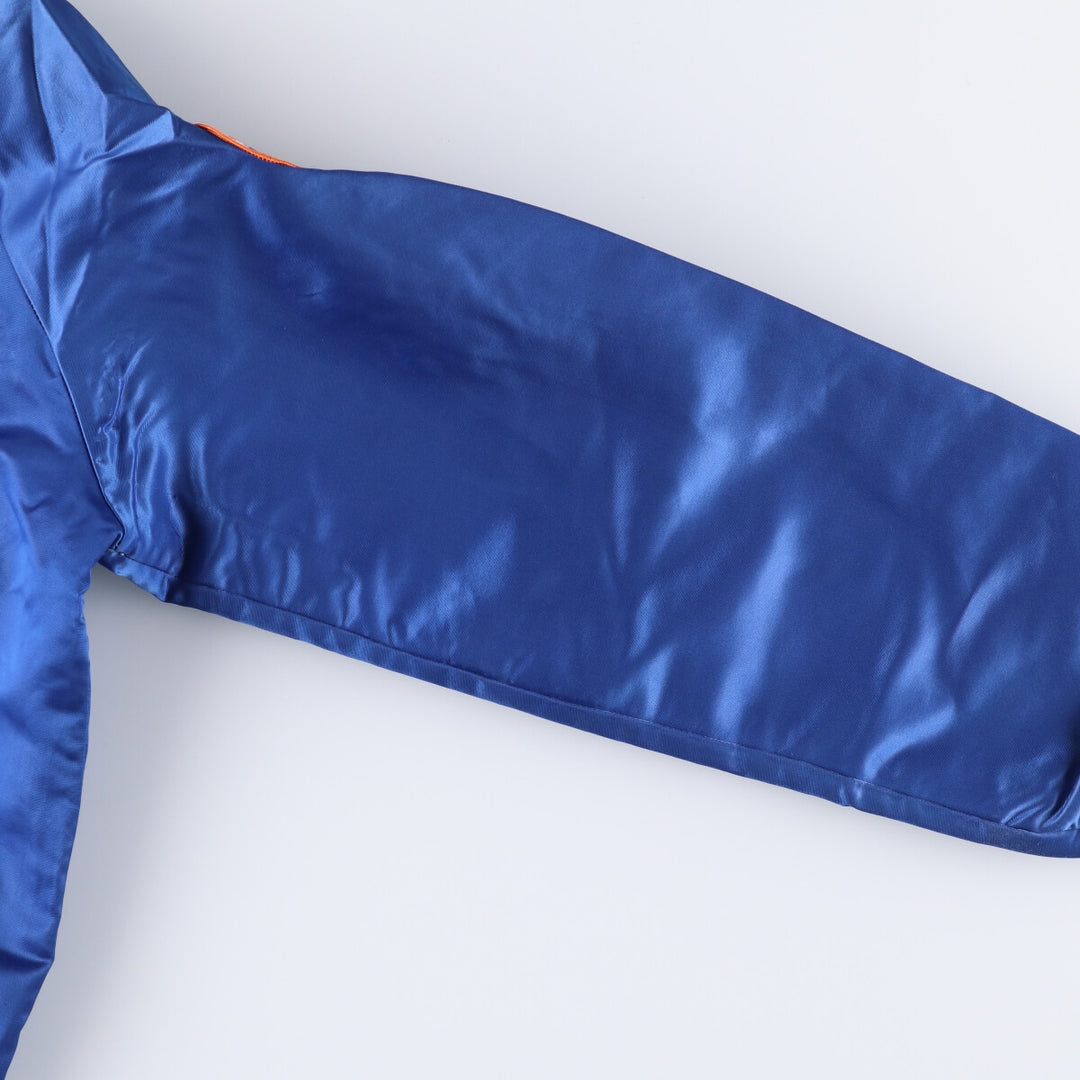 70s~ PYRAMID MLB New York Mets Nylon Stadium Jacket Award Jacket Made in USA Men's XL Vintage Nylon blue type Vintage Second Hand