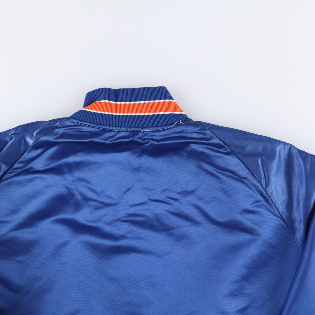 70s~ PYRAMID MLB New York Mets Nylon Stadium Jacket Award Jacket Made in USA Men's XL Vintage Nylon blue type Vintage Second Hand