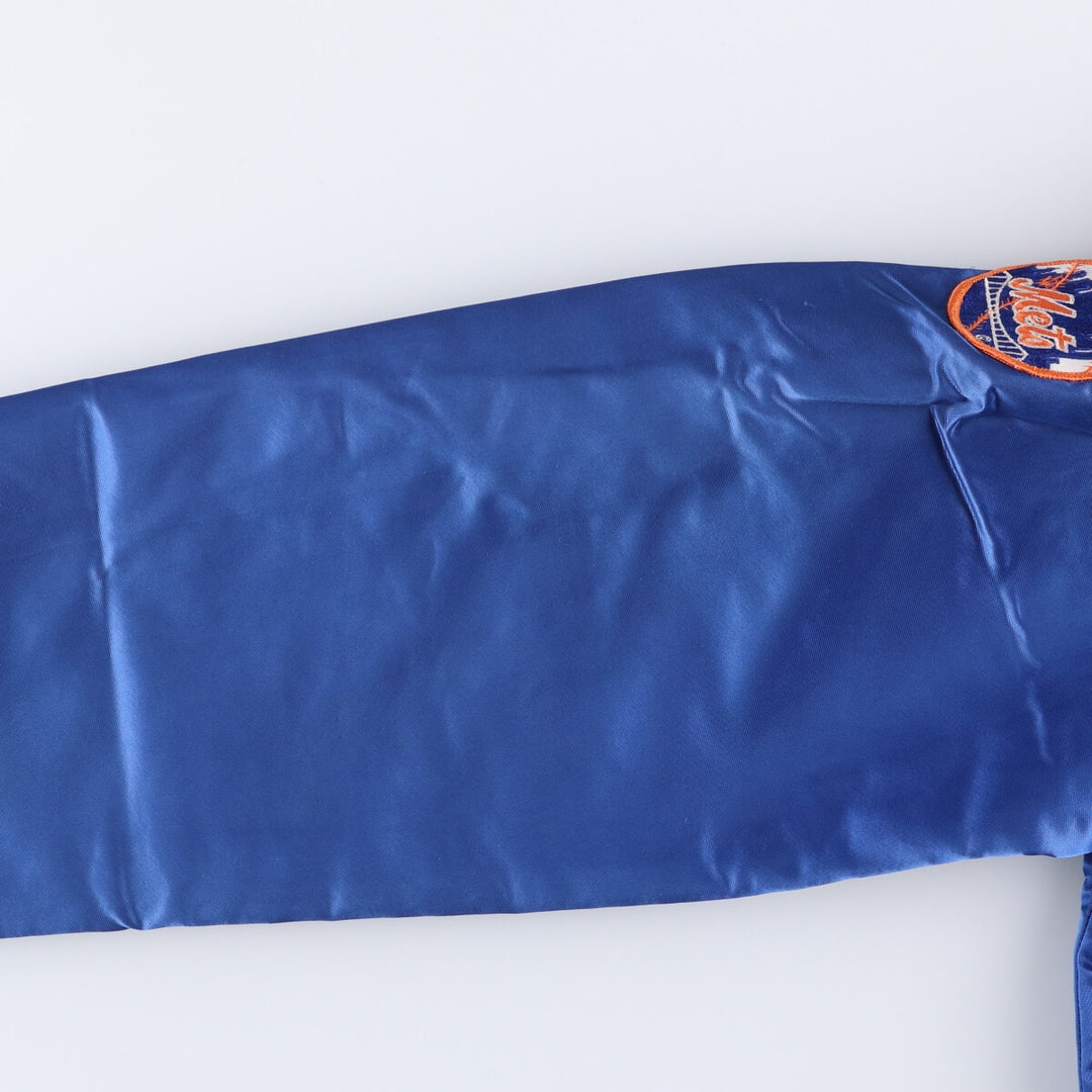 70s~ PYRAMID MLB New York Mets Nylon Stadium Jacket Award Jacket Made in USA Men's XL Vintage Nylon blue type Vintage Second Hand