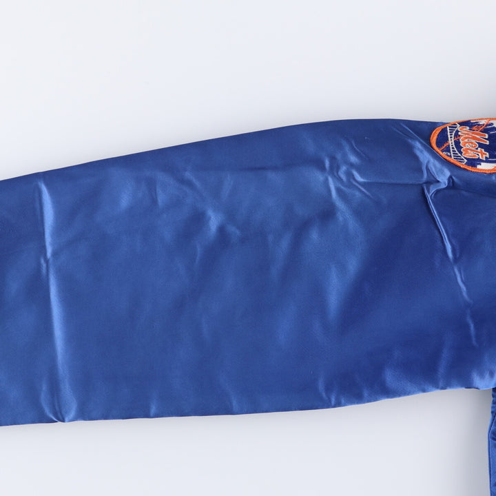 70s~ PYRAMID MLB New York Mets Nylon Stadium Jacket Award Jacket Made in USA Men's XL Vintage Nylon blue type Vintage Second Hand