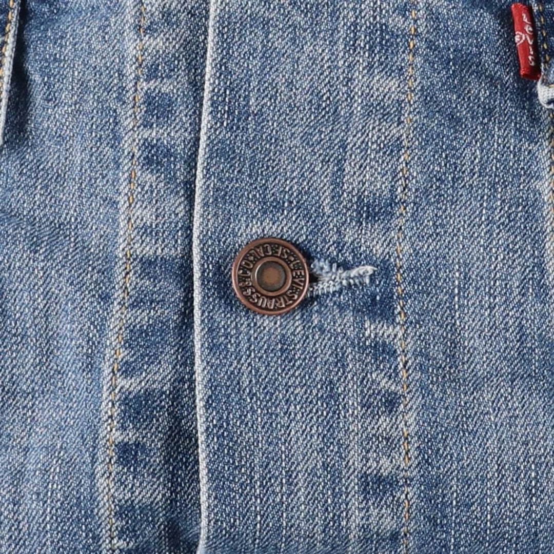 Levi's 70590 Euro Model Denim Jacket, Women's Size L cotton blue type Vintage Second Hand