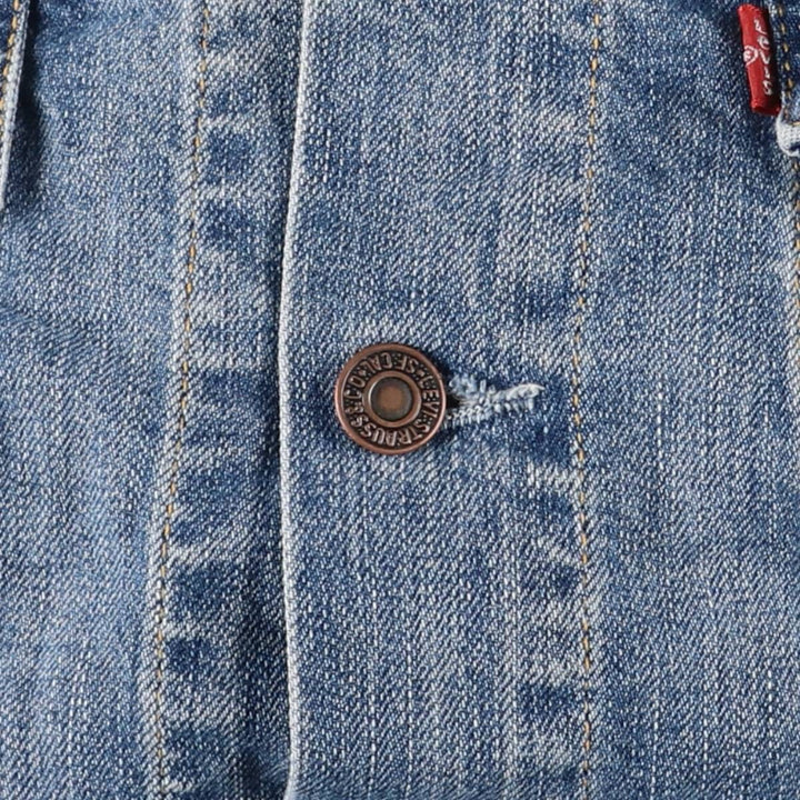 Levi's 70590 Euro Model Denim Jacket, Women's Size L cotton blue type Vintage Second Hand