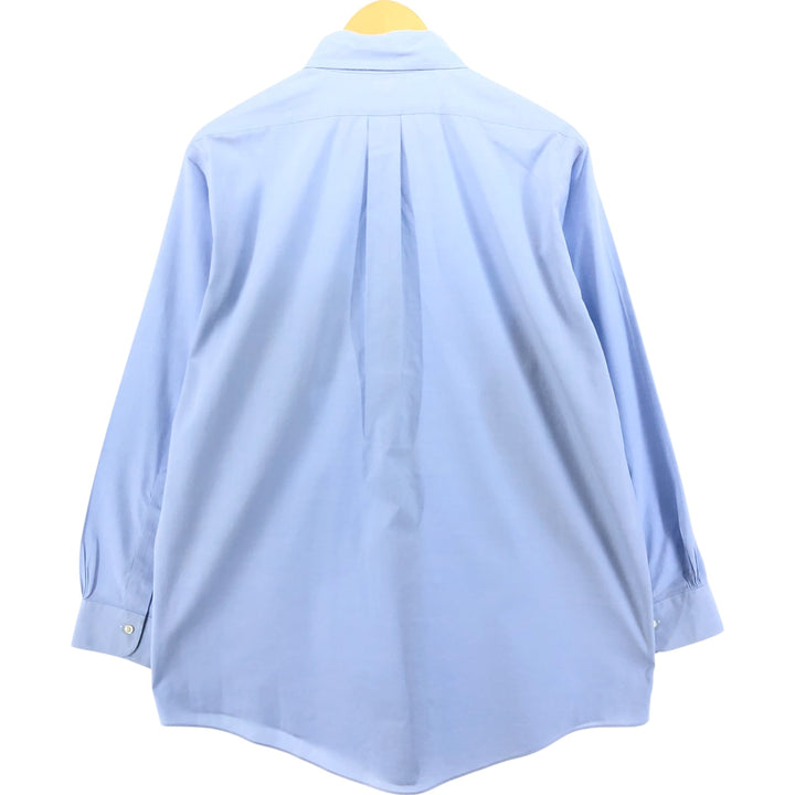 Brooks Brothers Est.1818 Long Sleeve Button-Down Shirt, Men's Size L cotton Blue type light blue Vintage Second Hand