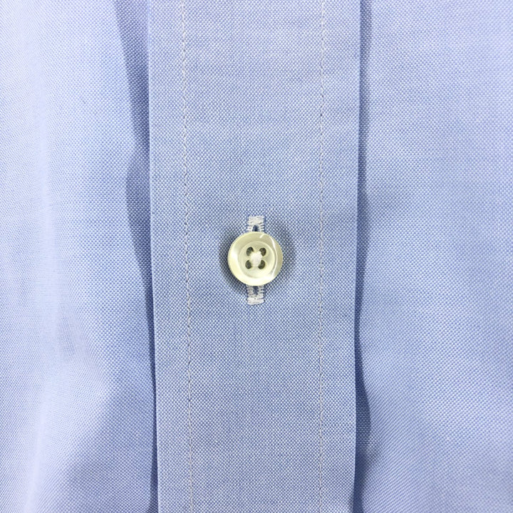 Brooks Brothers Est.1818 Long Sleeve Button-Down Shirt, Men's Size L cotton Blue type light blue Vintage Second Hand