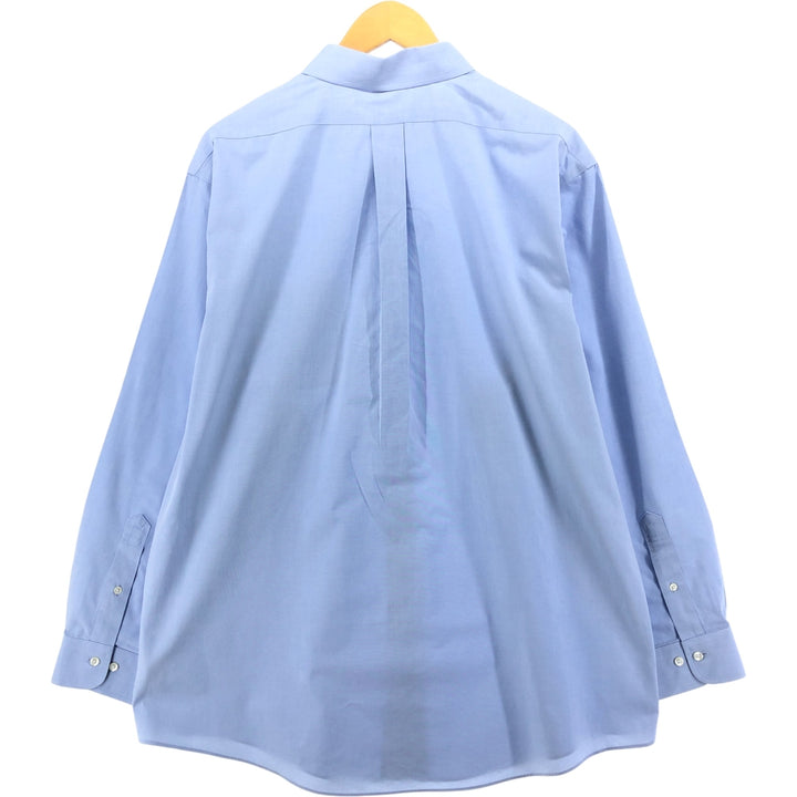 Brooks Brothers Est.1818 REGENT Long Sleeve Cotton Shirt Men's XL cotton blue type Vintage Second Hand