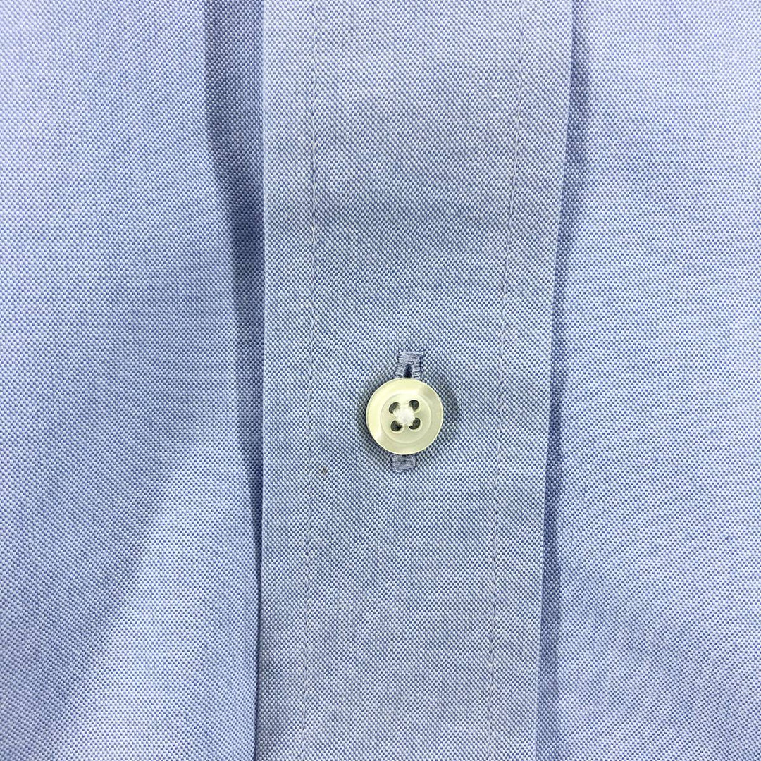 Brooks Brothers Est.1818 REGENT Long Sleeve Cotton Shirt Men's XL cotton blue type Vintage Second Hand