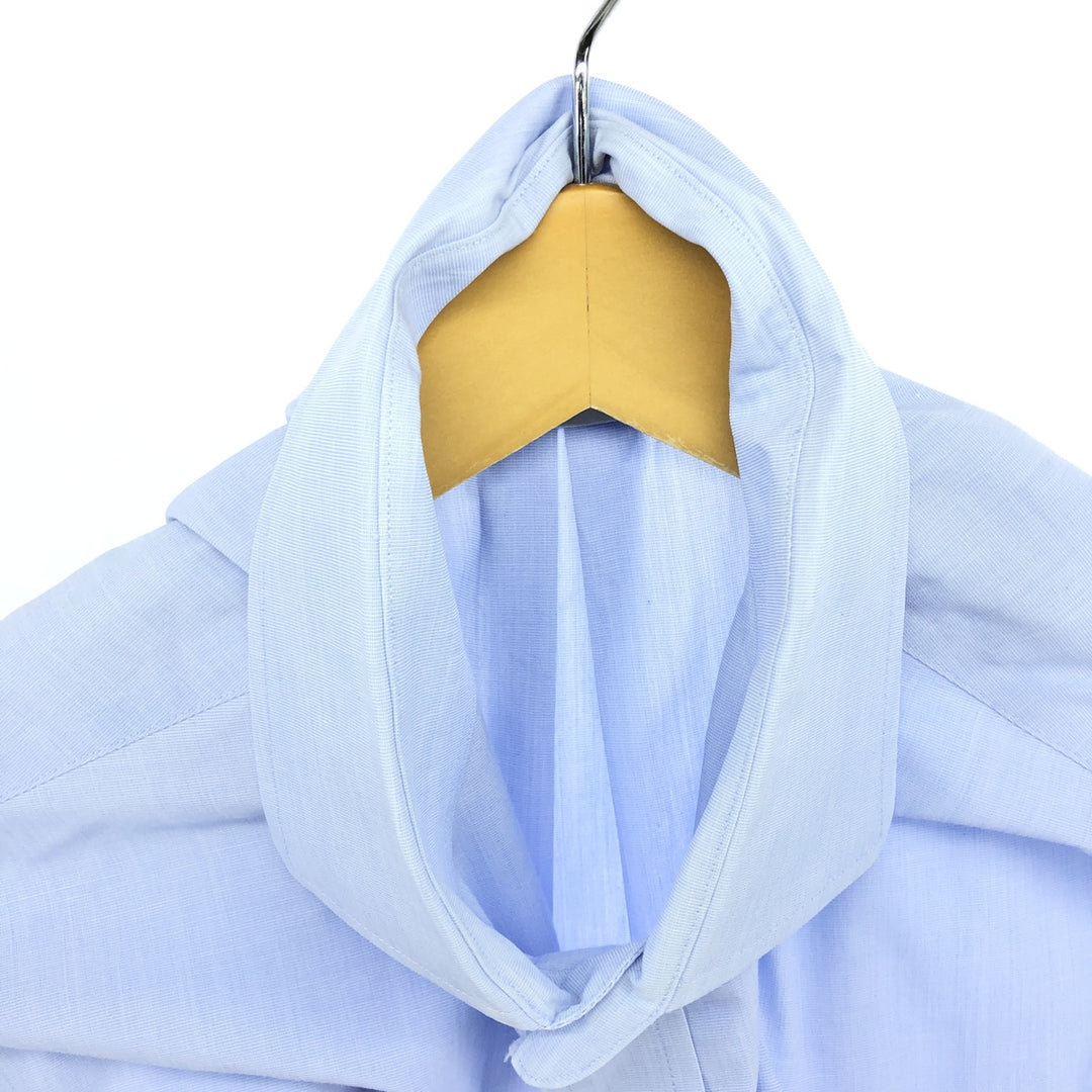 Brooks Brothers Est.1818 REGENT Wide Collar Long Sleeve Cotton Shirt Men's XL Supima Cotton Blue type light blue Vintage Second Hand