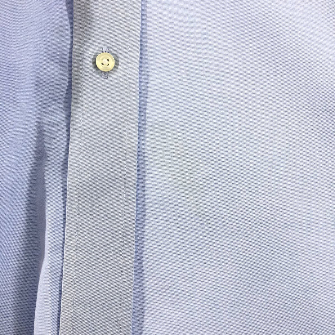 Brooks Brothers Est.1818 MADISON Long Sleeve Button Down Shirt, Men's XL cotton blue type Vintage Second Hand