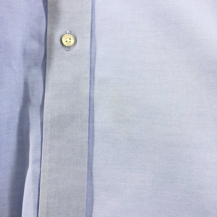 Brooks Brothers Est.1818 MADISON Long Sleeve Button Down Shirt, Men's XL cotton blue type Vintage Second Hand