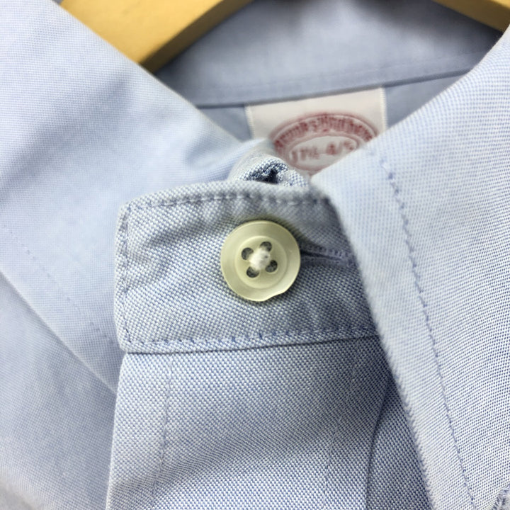 Brooks Brothers Est.1818 MADISON Long Sleeve Button Down Shirt, Men's XL cotton blue type Vintage Second Hand