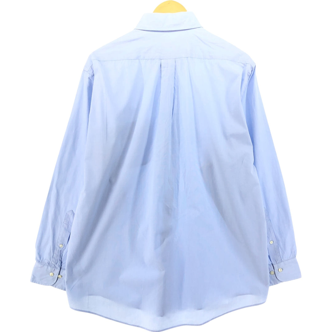 Brooks Brothers 346 long sleeve button-down shirt, men's size L cotton blue type Vintage Second Hand