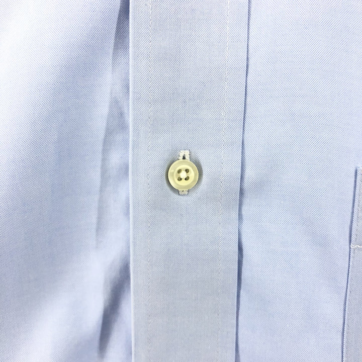 Brooks Brothers Est.1818 Long Sleeve Button-Down Shirt, Men's Size L cotton blue type Vintage Second Hand