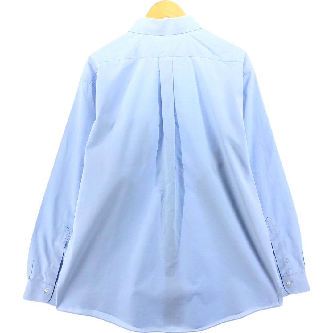 Brooks Brothers Est.1818 MADISON Long Sleeve Cotton Shirt, Men's XXL Supima Cotton blue type Vintage Second Hand