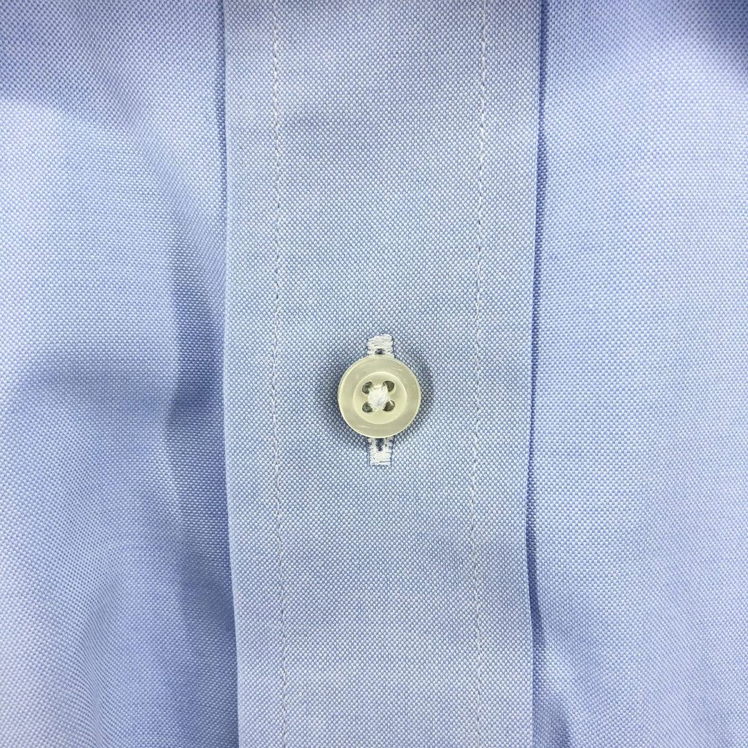 Brooks Brothers Est.1818 MADISON Long Sleeve Cotton Shirt, Men's XXL Supima Cotton blue type Vintage Second Hand