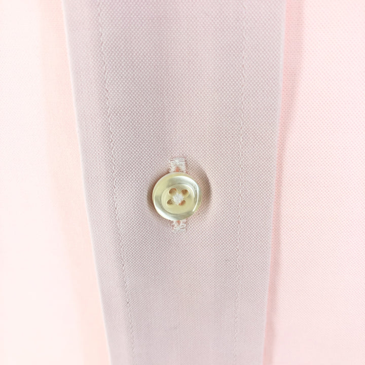 Brooks Brothers Est.1818 Long Sleeve Button Down Shirt, Men's M Size cotton pink type Vintage Second Hand