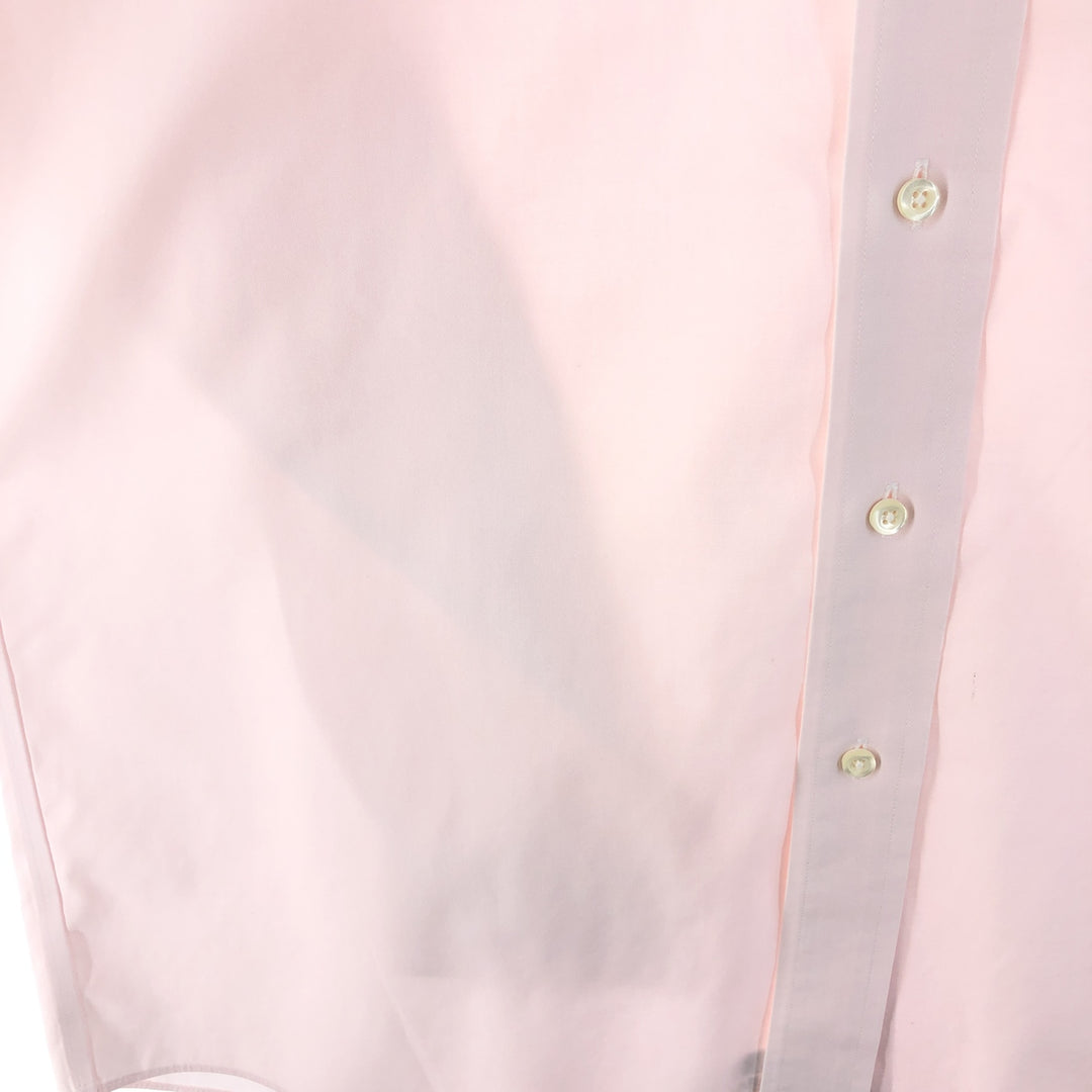 Brooks Brothers Est.1818 Long Sleeve Button Down Shirt, Men's M Size cotton pink type Vintage Second Hand