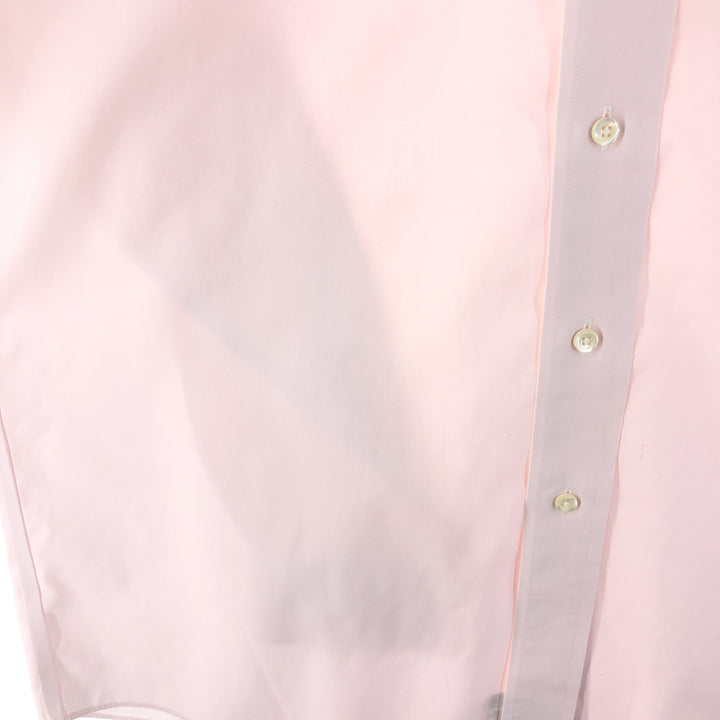 Brooks Brothers Est.1818 Long Sleeve Button Down Shirt, Men's M Size cotton pink type Vintage Second Hand