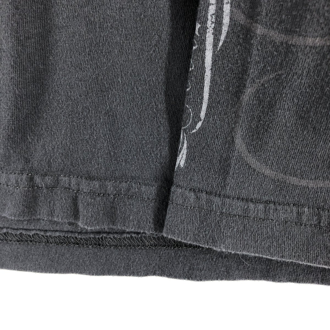 00'S Harley-Davidson Long Sleeve T-Shirt Made in USA Men's Size L cotton gray type Vintage Second Hand