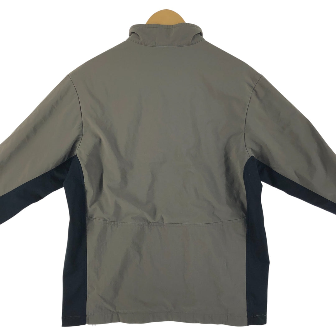 Nike Golf Half Zip Warm-up Pullover, Men's Size L polyester Khaki type Vintage Second Hand