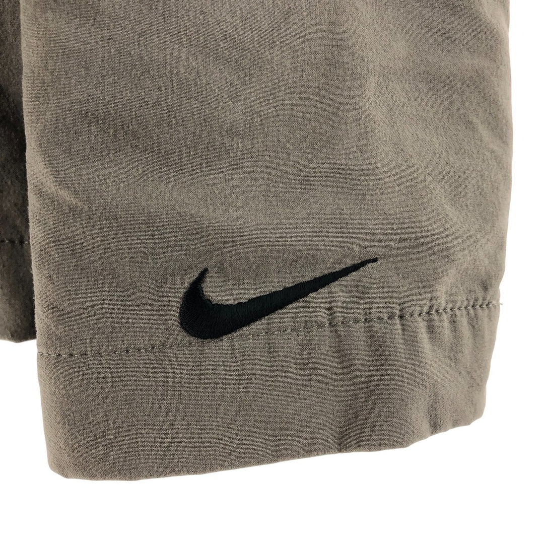 Nike Golf Half Zip Warm-up Pullover, Men's Size L polyester Khaki type Vintage Second Hand