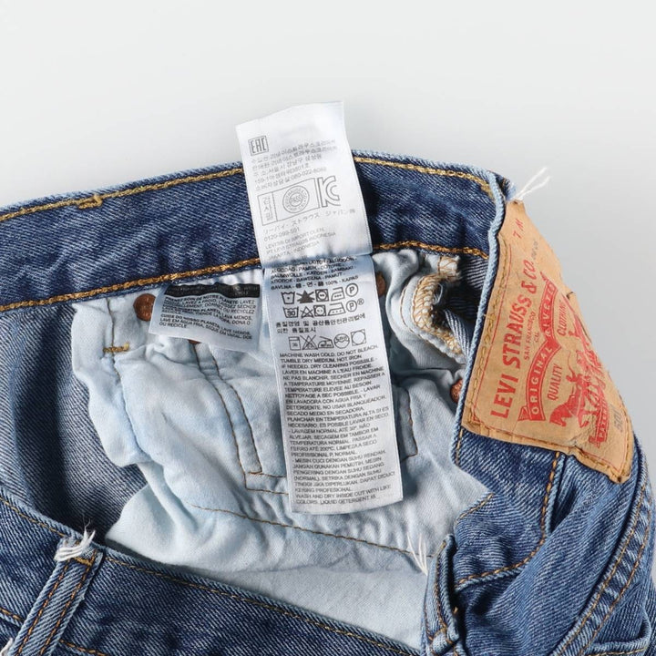 Levi's 501 straight denim pants for men, equivalent to w31 cotton blue type Vintage Second Hand