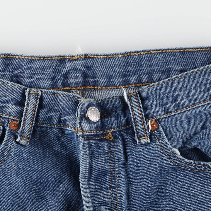 Levi's 501 straight denim pants for men, equivalent to w31 cotton blue type Vintage Second Hand