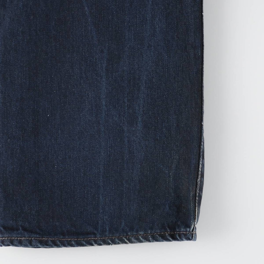 Dark navy Levi's 501 straight denim pants for men, size W37 cotton blue type Vintage Second Hand
