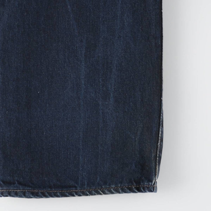 Dark navy Levi's 501 straight denim pants for men, size W37 cotton blue type Vintage Second Hand