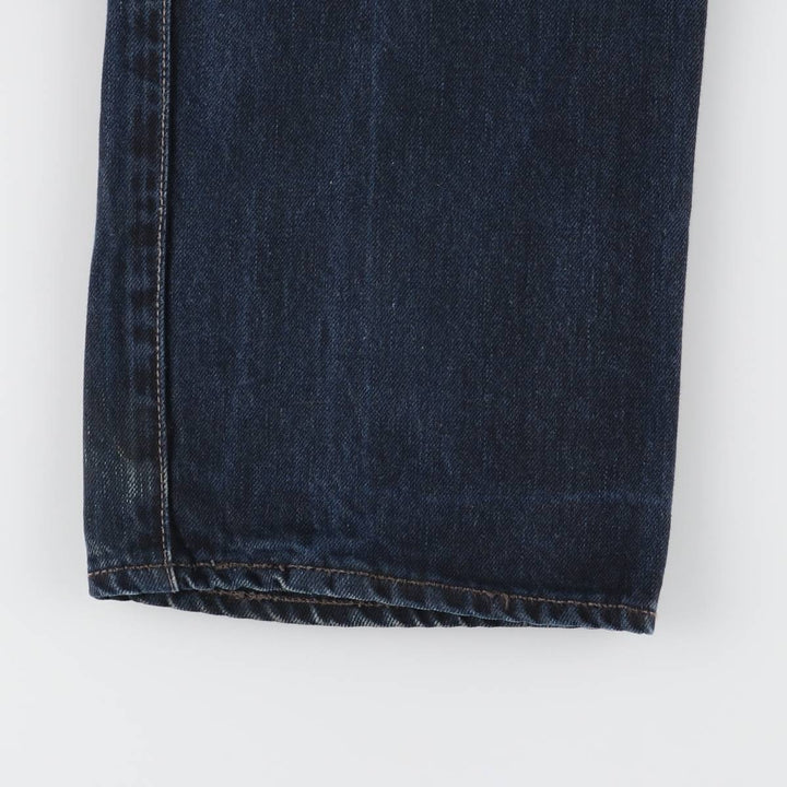 Dark navy Levi's 501 straight denim pants for men, size W37 cotton blue type Vintage Second Hand