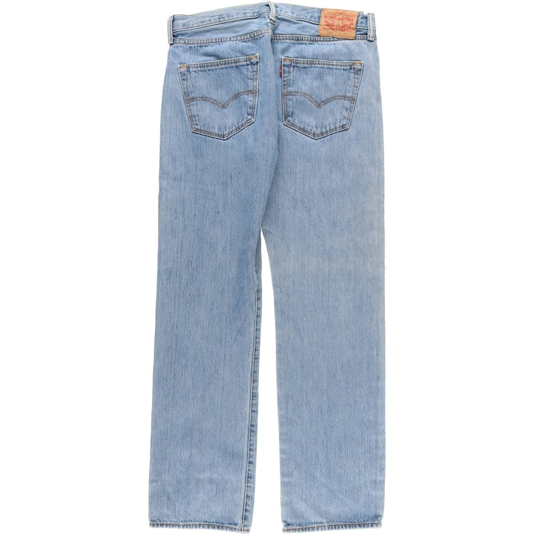 Levi's 501 straight denim pants for men, size W34 cotton blue type Vintage Second Hand