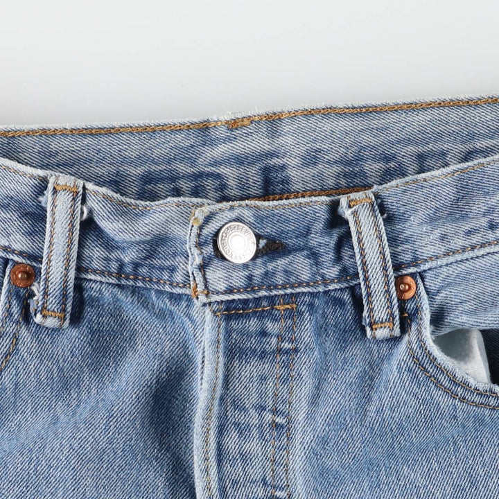 Levi's 501 straight denim pants for men, size W34 cotton blue type Vintage Second Hand