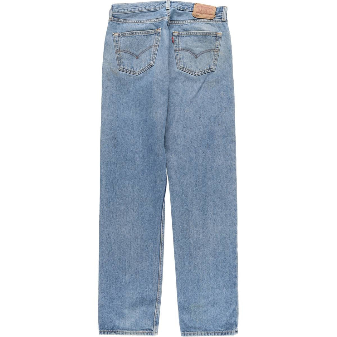 00'S Levi's Levi's 501 Euro model straight denim pants for men, equivalent to w32 cotton blue type Vintage Second Hand