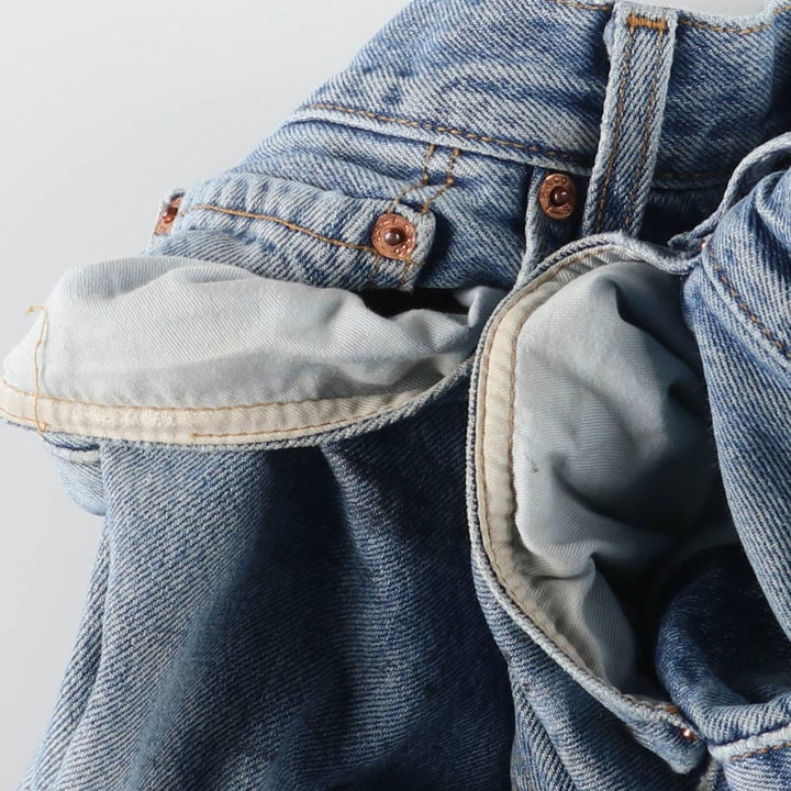 00'S Levi's Levi's 501 Euro model straight denim pants for men, equivalent to w32 cotton blue type Vintage Second Hand