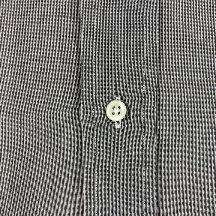 Ralph Lauren POLO by Ralph Lauren PHILIP Long Sleeve Cotton Shirt Cleric Shirt Men's XL cotton gray type Vintage Second Hand
