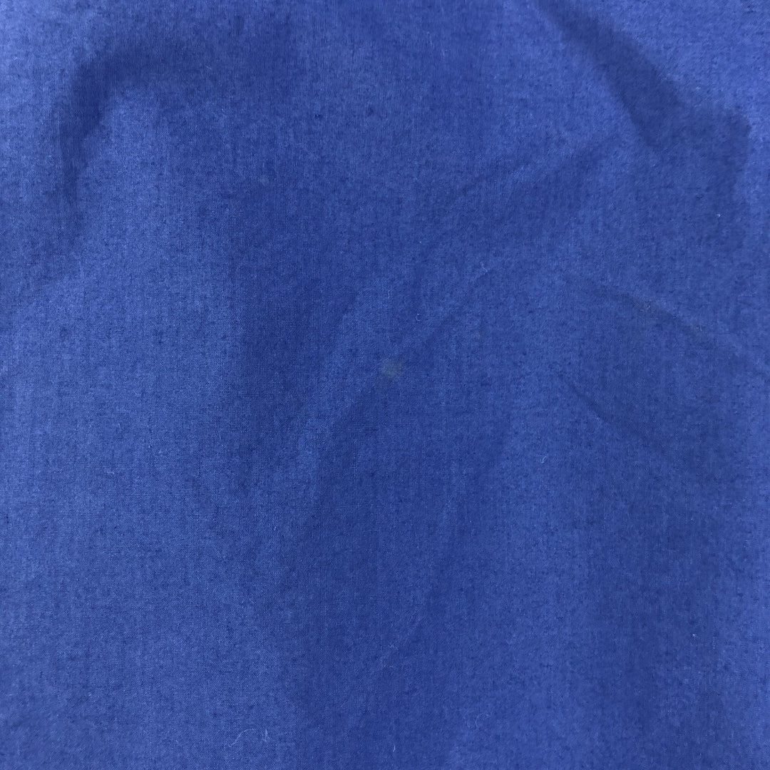 Ralph Lauren CUSTOM FIT long sleeve button down shirt, men's size L cotton navy blue type Vintage Second Hand