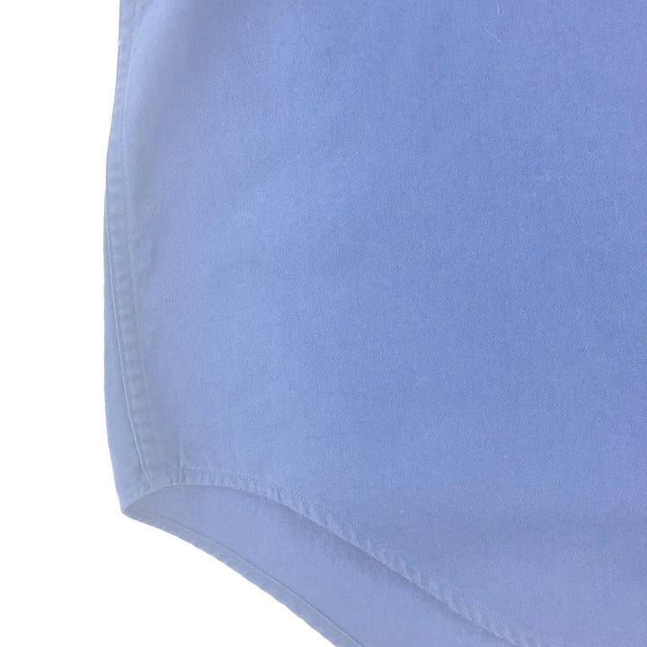 Ralph Lauren BLAIRE long sleeve button down shirt, men's size L cotton navy blue type Vintage Second Hand