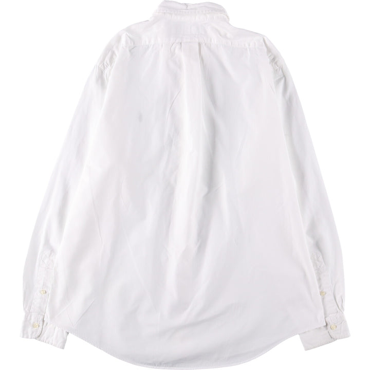 Ralph Lauren CUSTOM FIT long sleeve button down shirt, men's XL size cotton white type Vintage Second Hand