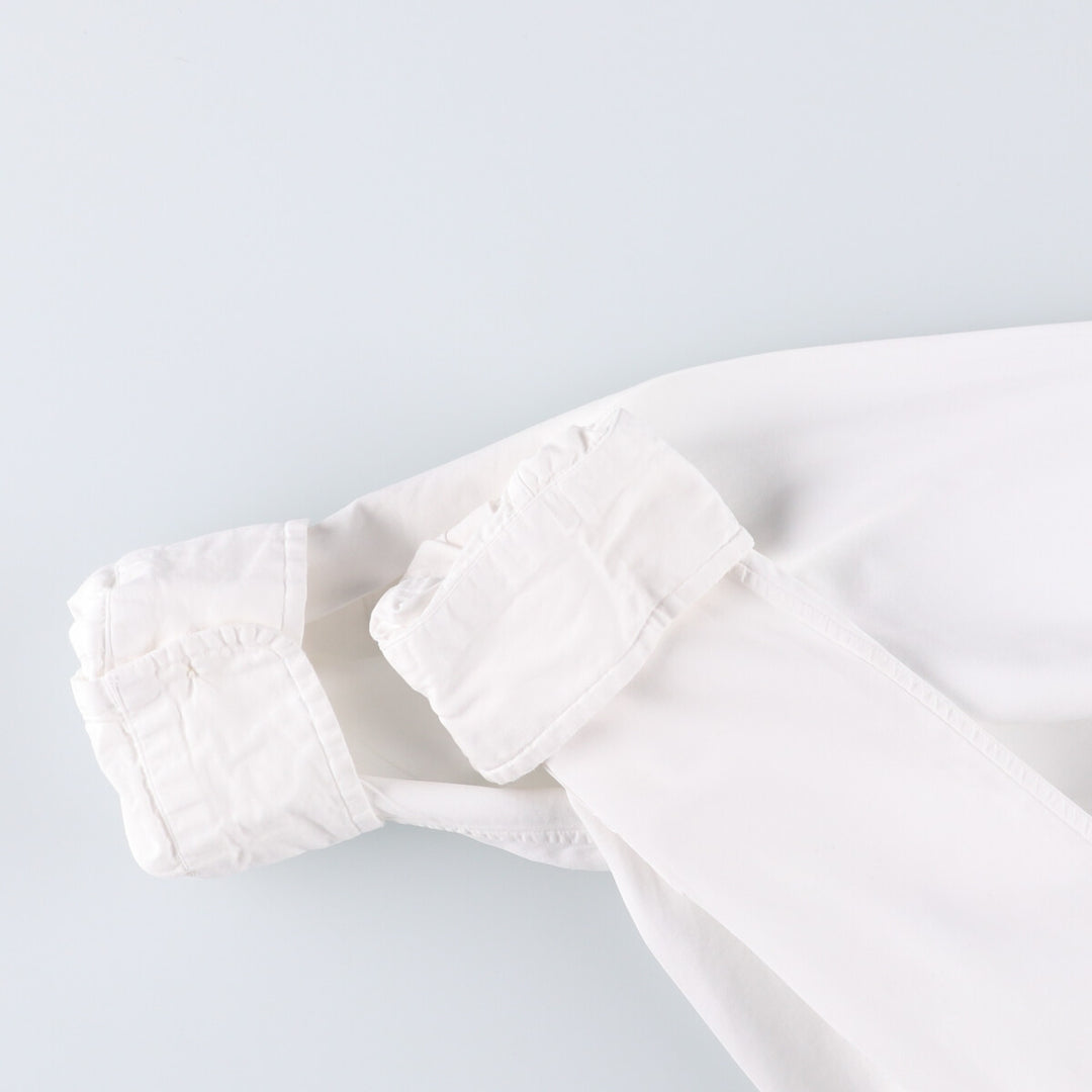 Ralph Lauren CUSTOM FIT long sleeve button down shirt, men's XL size cotton white type Vintage Second Hand