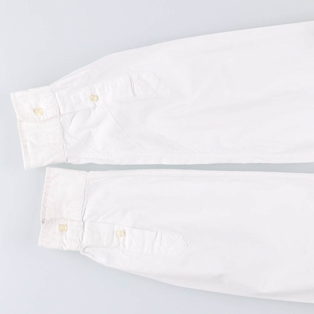 Ralph Lauren CUSTOM FIT long sleeve button down shirt, men's XL size cotton white type Vintage Second Hand