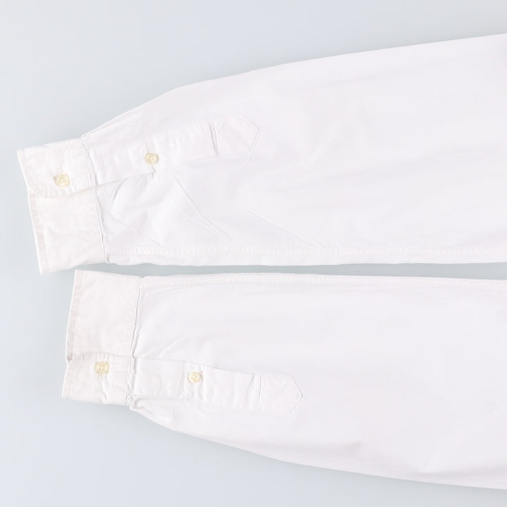 Ralph Lauren CUSTOM FIT long sleeve button down shirt, men's XL size cotton white type Vintage Second Hand