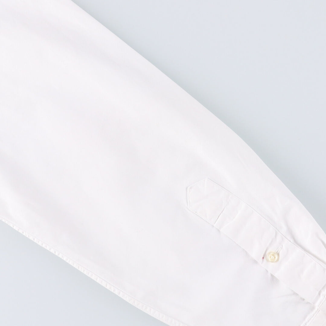 Ralph Lauren CUSTOM FIT long sleeve button down shirt, men's XL size cotton white type Vintage Second Hand
